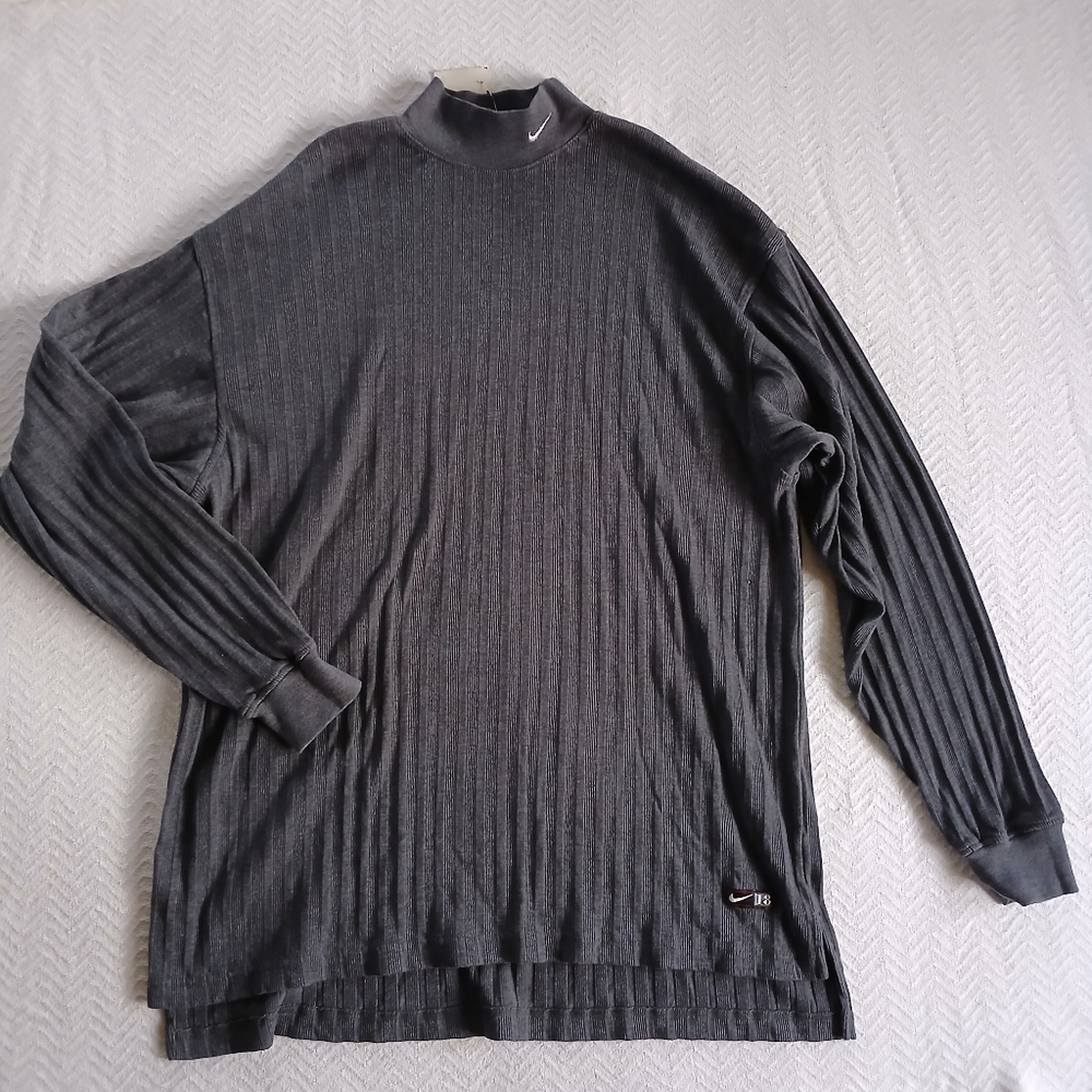 nike ♡ 90s golf turtleneck vintage sportswear xl retro gorpcore swoosh minimal